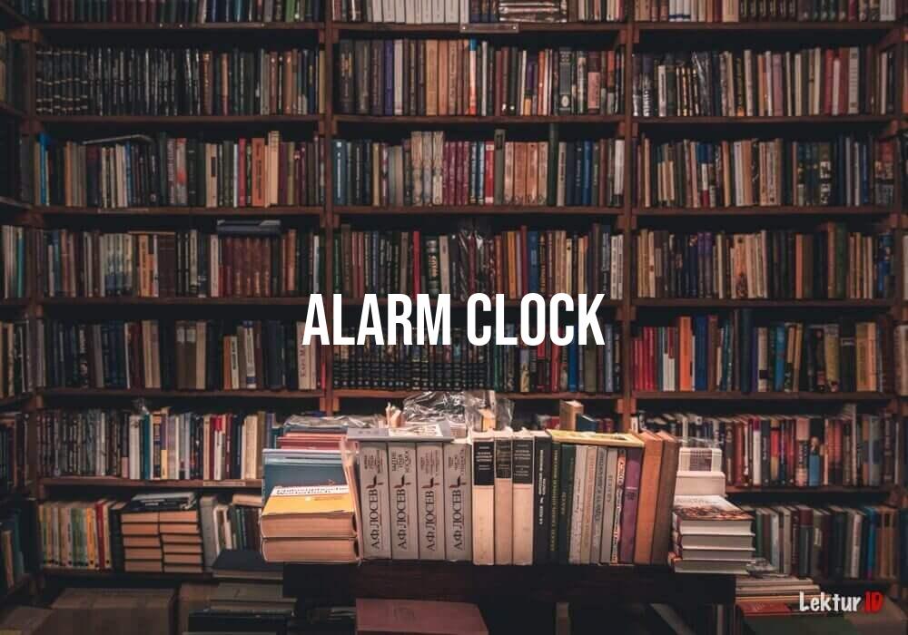 arti alarm-clock