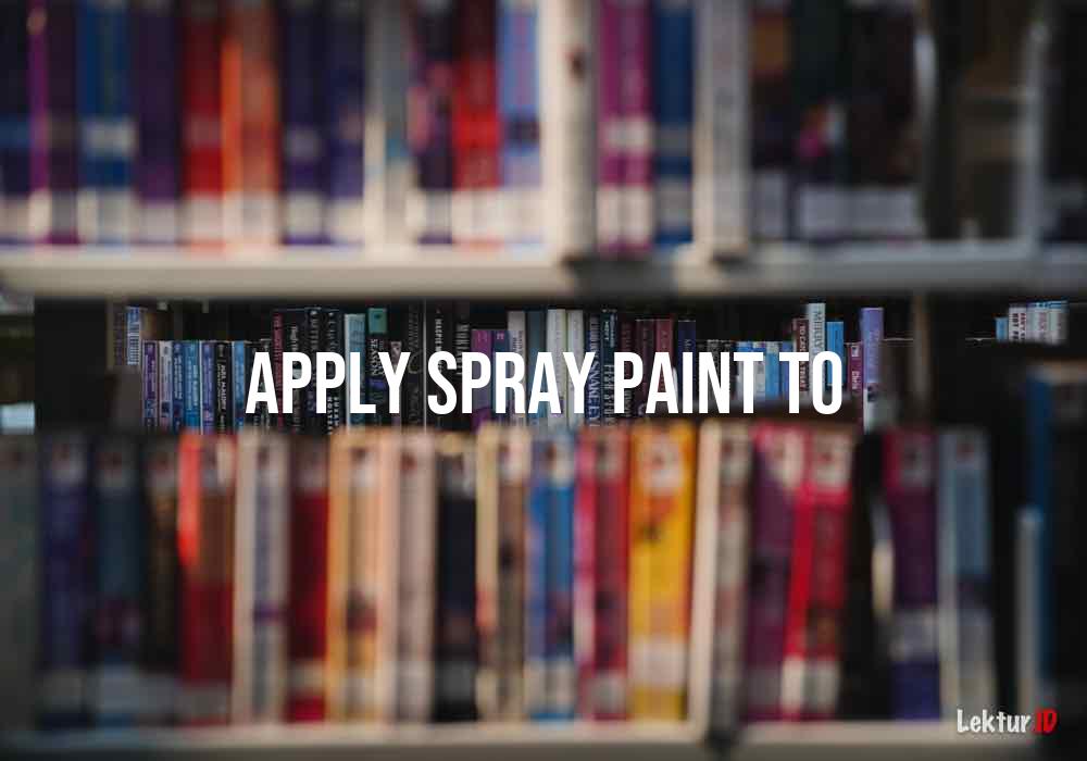 arti apply-spray-paint-to