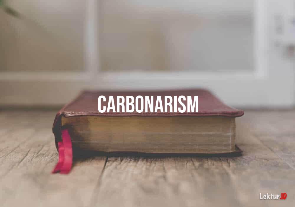 arti carbonarism