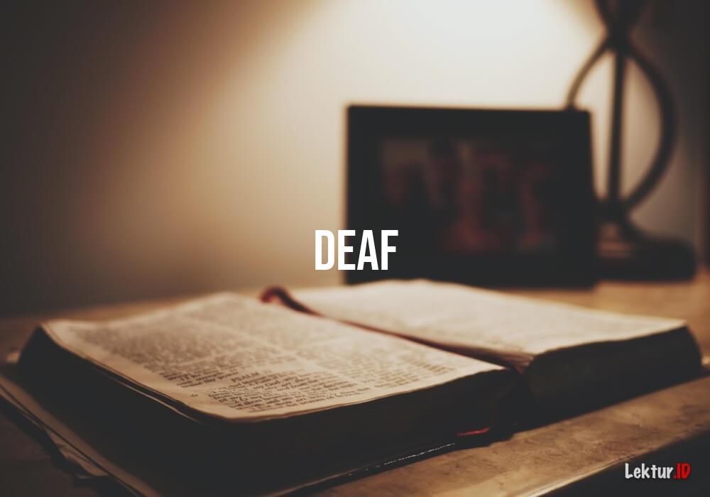 arti deaf