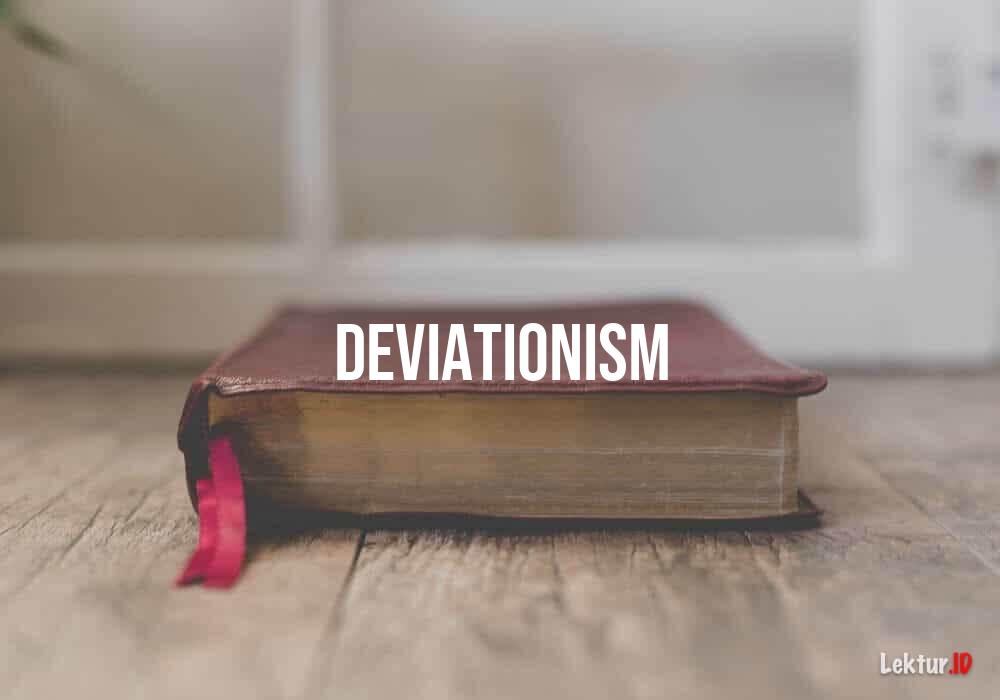 arti deviationism