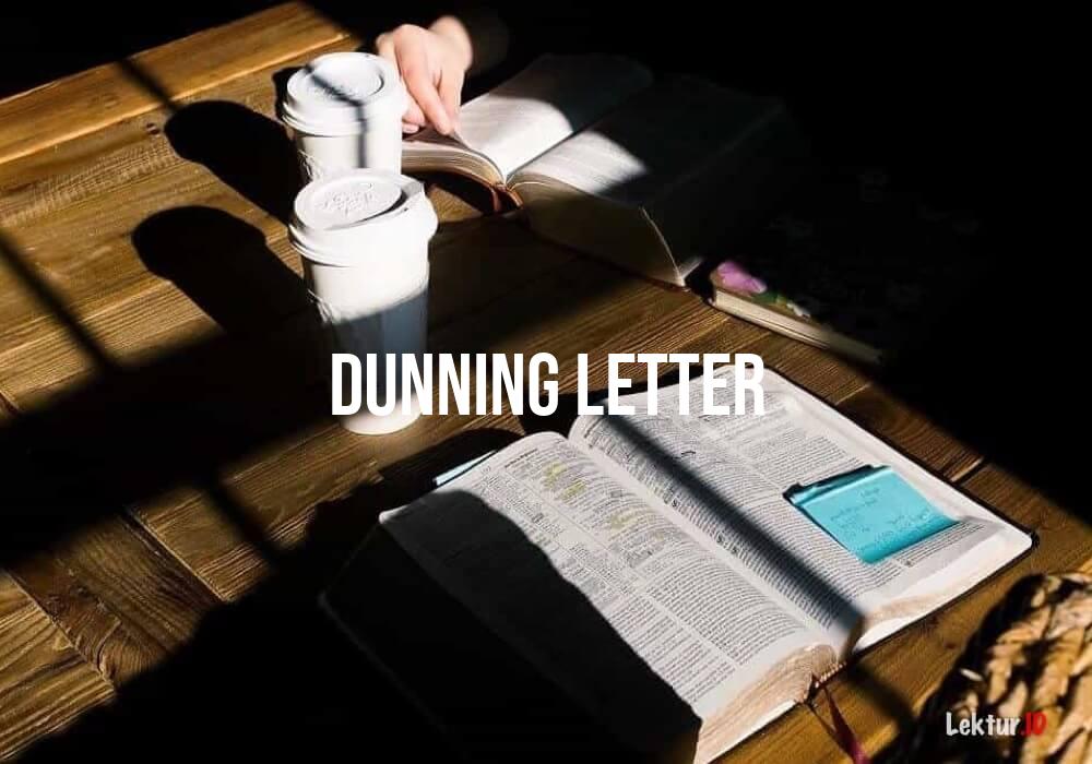 arti dunning-letter