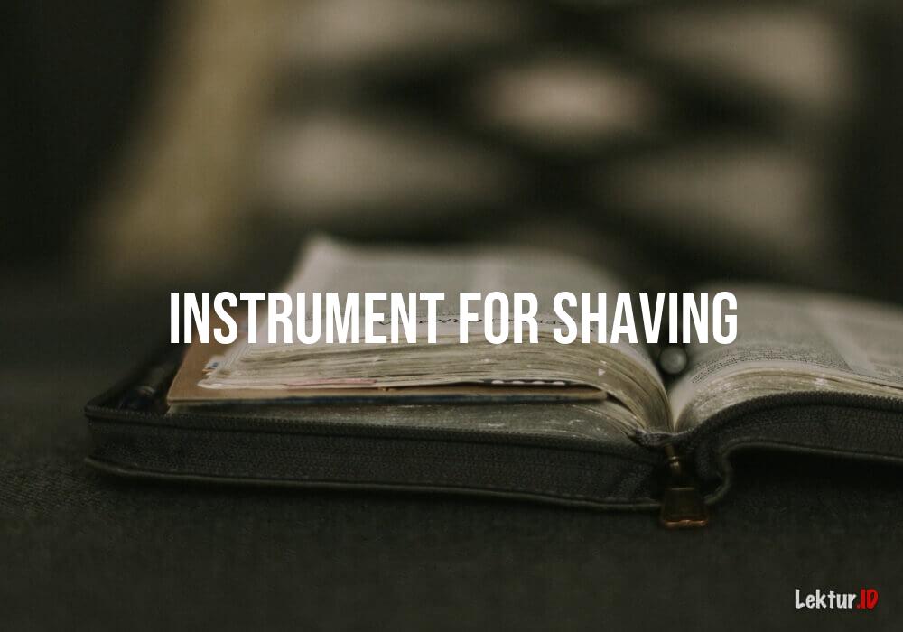 arti instrument-for-shaving