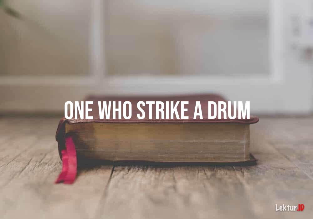 arti one-who-strike-a-drum
