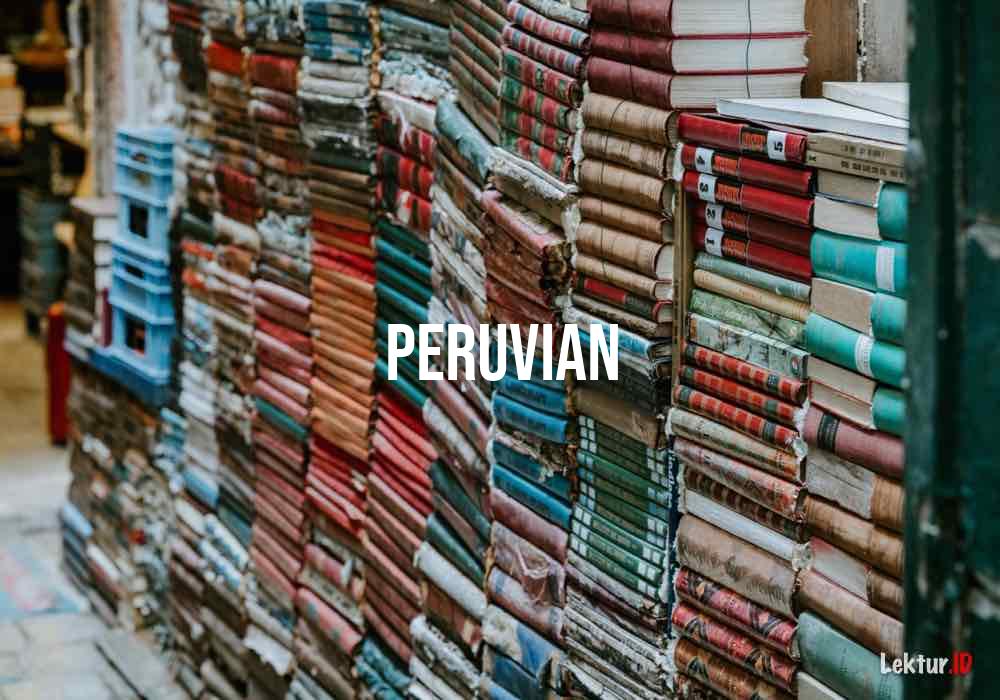 arti peruvian