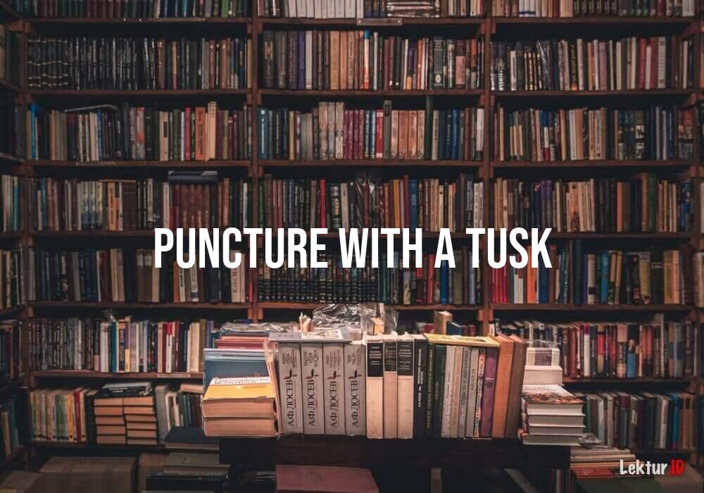 arti puncture-with-a-tusk