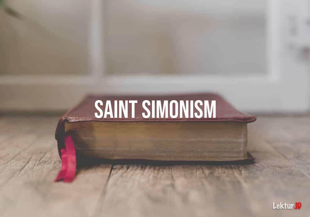 arti saint-simonism