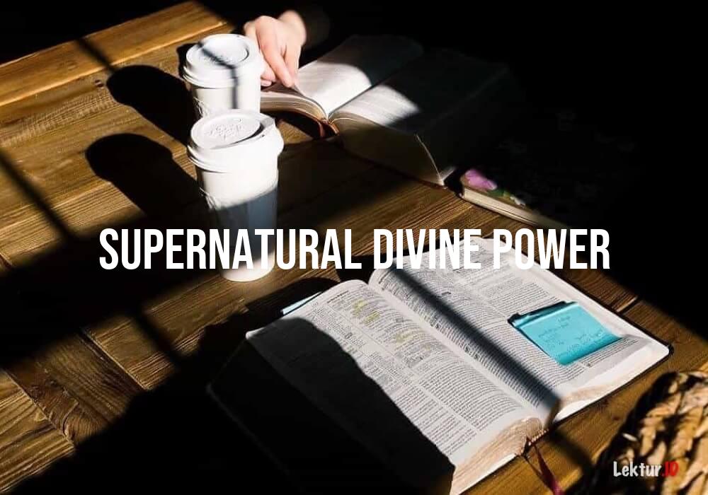 arti supernatural-divine-power