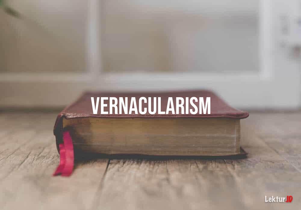 arti vernacularism